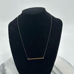 Betsy + Iya sterling silver bar necklace